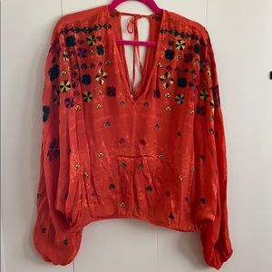 Free People Blouse Size M EUC